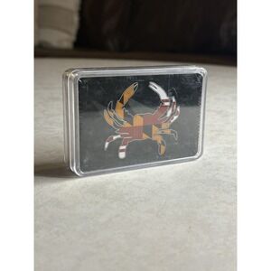 Maryland Blue Crab Playing Cards Deck Maryland State Flag Pattern Sealed Case